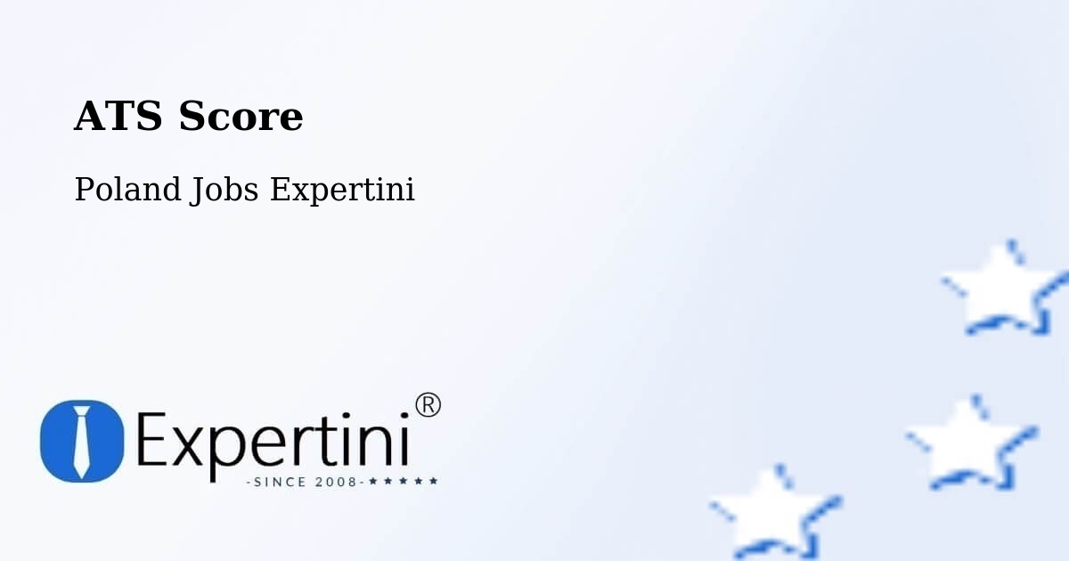 Resume ATS Score & Job Description Match Tool – Pleszew - Poland Jobs Expertini